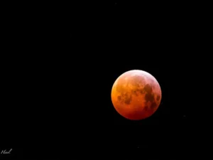 Blood moon print